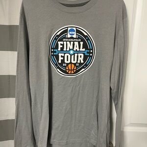 NCAA Final Four 2021 Gray Long Sleeve Shirt